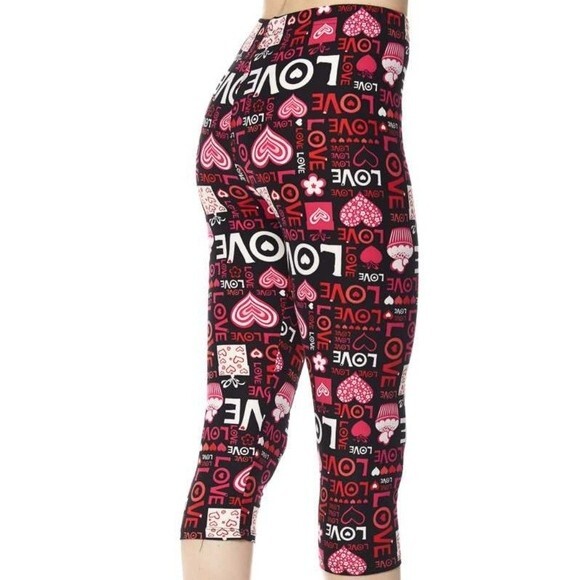 Plus Love Print Leggings - Picture 8 of 9